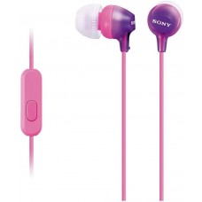 Fone de Ouvido Intra-Auricular com Microfone Sony MDR-EX15AP Violeta