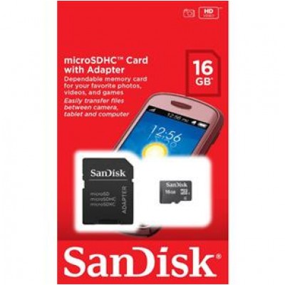 Memória 16Gb MicroSD Classe 4 Sandisk